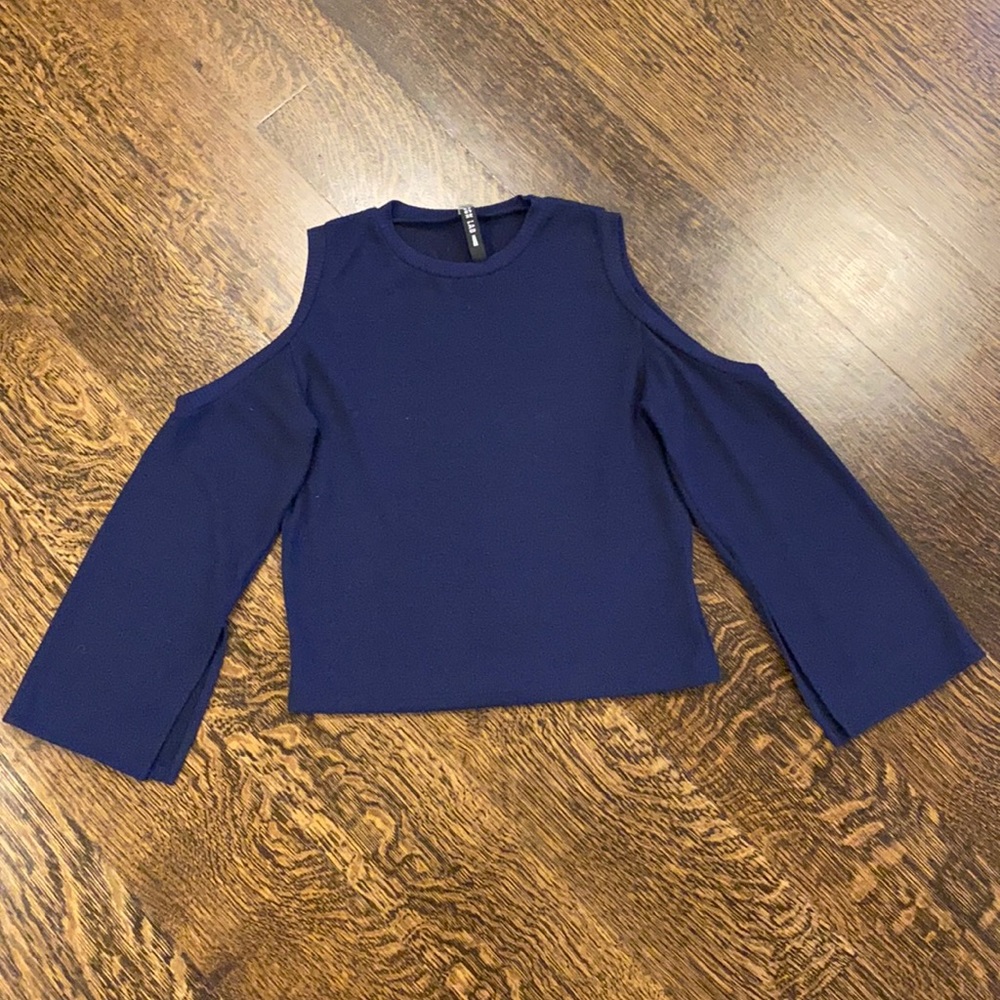 Navy Blue Blouse